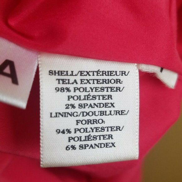 ANN TAYLOR DRESS RUCHED SIDE SIZE 4 SMALL PINK - Picture 6 of 6